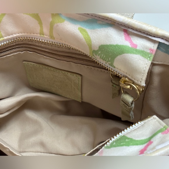 Coach Pastel Hampton Signature Scribble Womens Multi-Color Purse - Picture 9 of 14